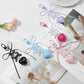 Keypus - Glossy Heart and Ribbon Bow Pendant Keychain