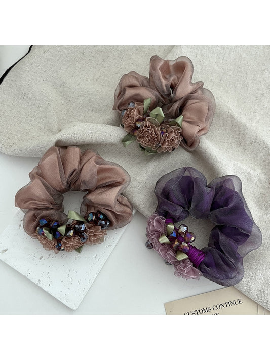 Gifty - Sheer Scrunchies High Elastic Hair Ties