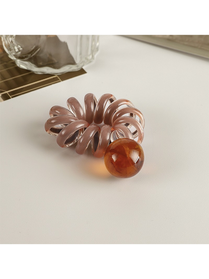 Gifty - Vintage Beaded Spiral Hair Tie