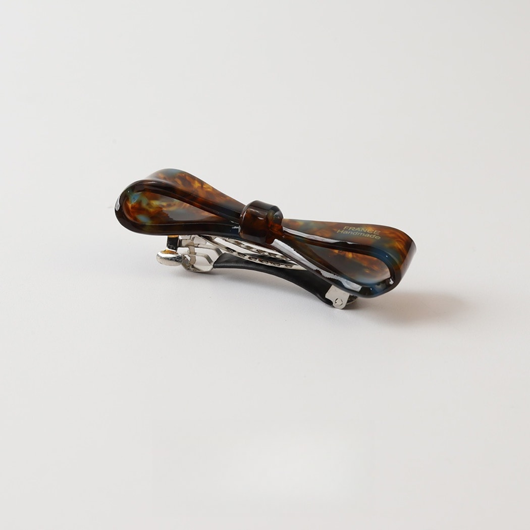Beau - Glossy Bow Acetate Hair Clip