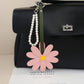 Keypus - Daisy Flower PU Keyring Bag Charm Keychain