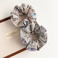Gifty - High Elastic Plaid Fabric Scrunchie