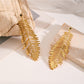 Earedge - Elegant Golden Nature Style Earrings