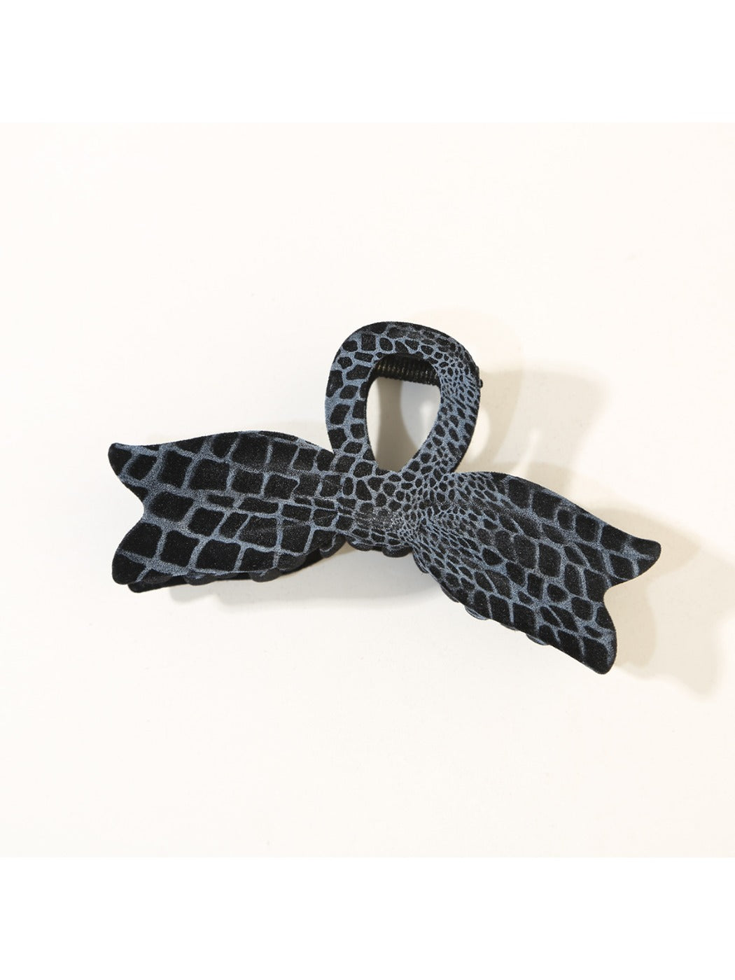 Beau - Vintage Leopard Print Bow Claw Clip