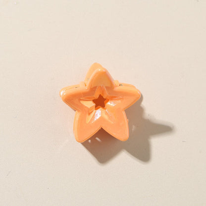 Beau - Glossy Star Shaped PS Decorative Claw Clip