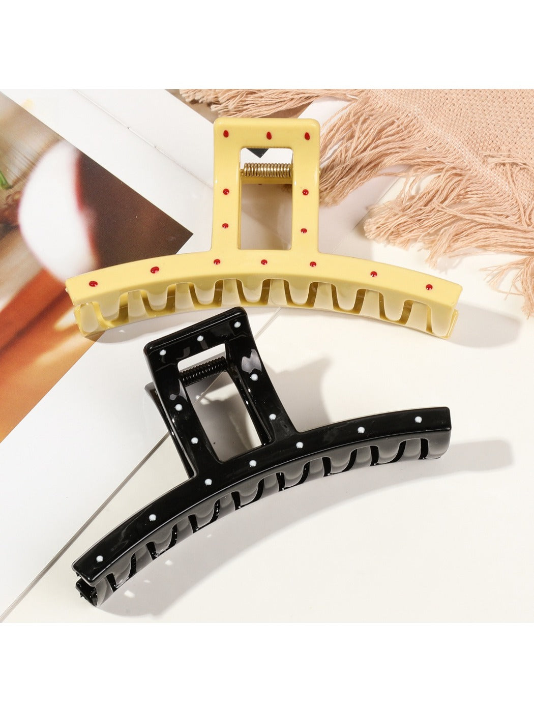 Beau - Cute Polka Dot Hair Clips