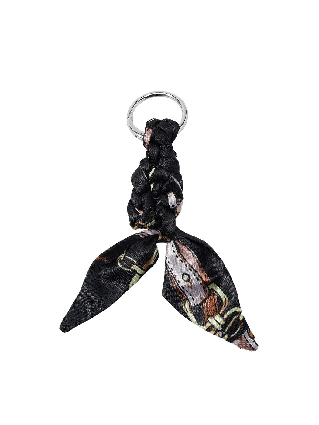 Keypus - Y2K Twisted Scarf Detail Alloy Keychain Bag Charm