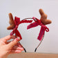 Beau - Christmas Bow Pom Pom Cartoon Hair Accessories
