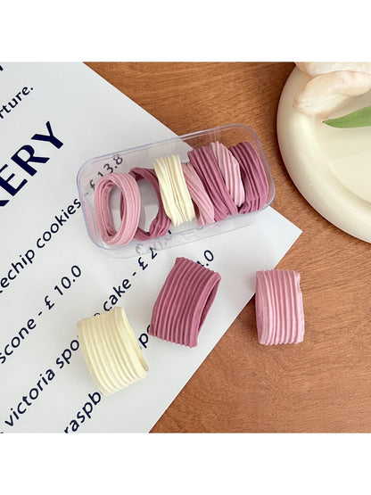 Gifty - Elastic Hair Ties Thick Ponytail Holde