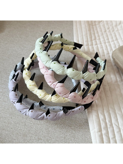 Gifty - Minimalist Polka Dot Long Tooth Headband
