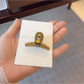 Beau - Translucent Smiley Face Plastic Hair Claw Clip