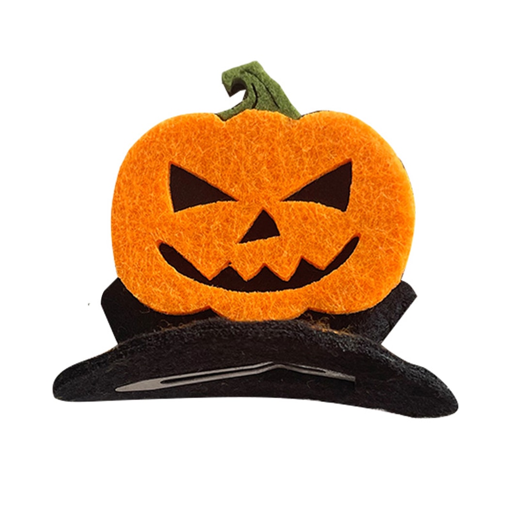Beau - Halloween Style Funny Bow Pumpkin Hair Clip