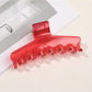 Beau - Clear Finish PC Geometric Hair Claw Clip