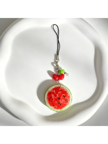 Keypus - Playful Acrylic Fruit Pendant Keychain