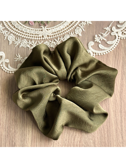 Gifty - Textured Satin Look Voluminous Scrunchie