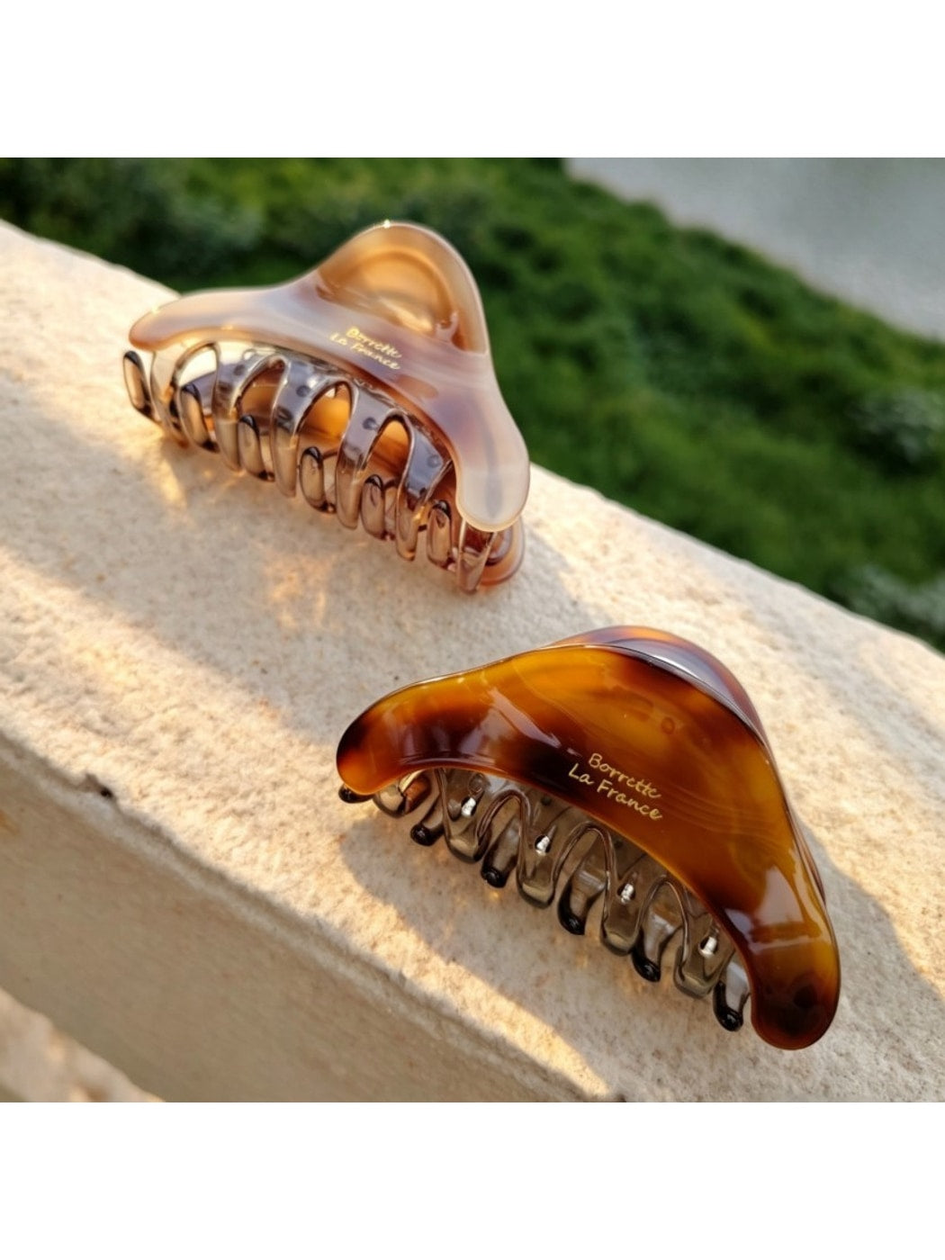 Beau - Acetate Triangle Jaw Hair Claw Clip