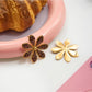 Earedge - Leopard Print Floral Earrings