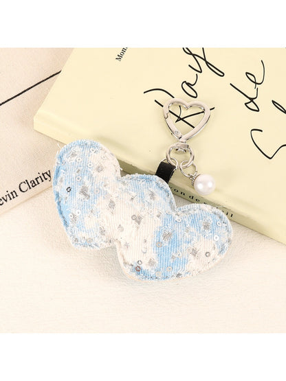 Keypus - Fashion ripped denim bag pendant