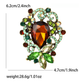 Brovia - Alloy Inlaid Openwork Brooch