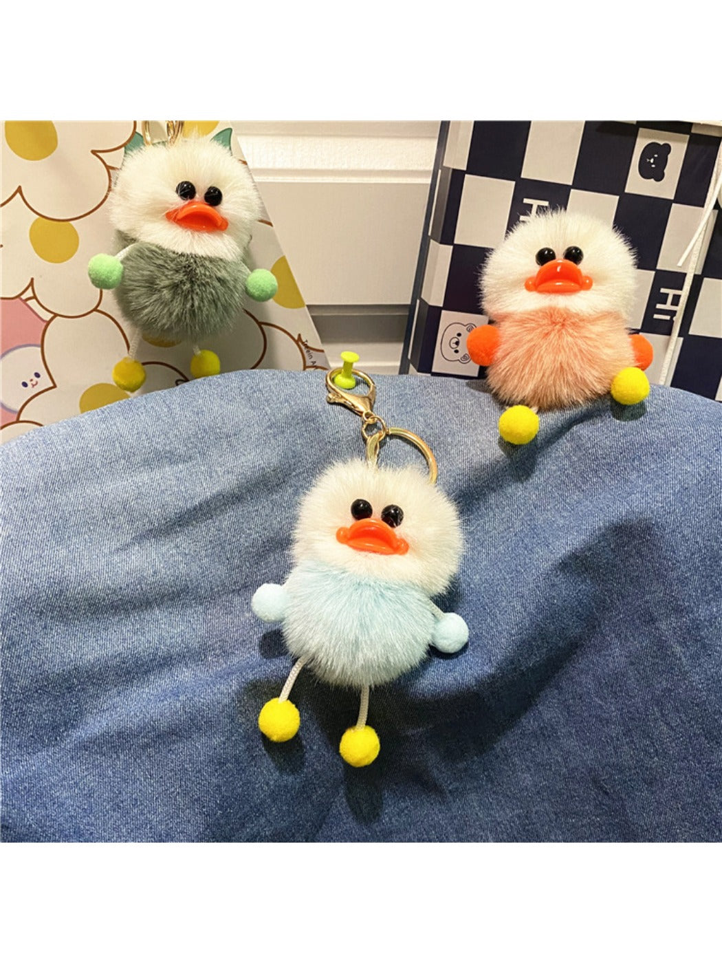 Keypus - Cute Duck Plush Bag Charm Keychain