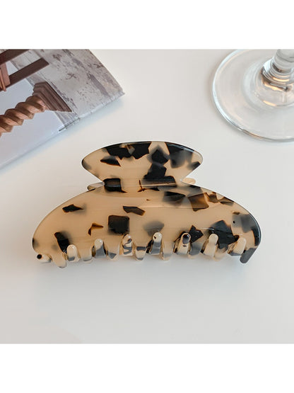 Beau - Elegant Textured Half Moon Claw Clip