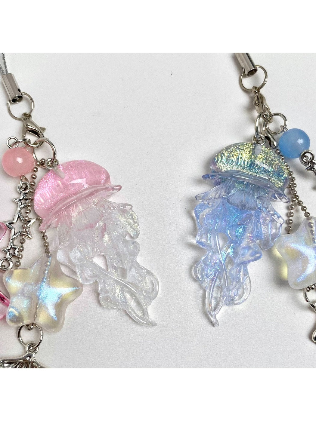 Keypus - Ocean Themed Jellyfish Star Detail Keychain
