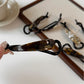Beau - Acetate Geometric Marble Twist Hair Clip