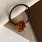 Gifty - Rose Pattern Acetate Hair Tie