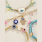 Side view of Lovra vintage bracelet highlighting the clasp and bead details