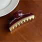 Beau - Vintage Acetate Line Detail Claw Clip