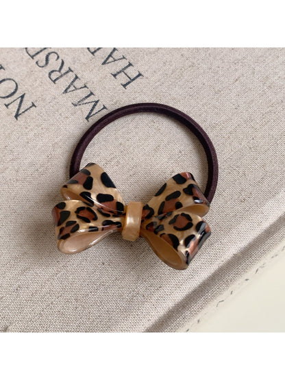 Gifty - Retro Leopard Print Hair Tie
