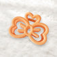Beau - Openwork Bow Shape Plastic Alloy Claw Clip