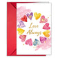 Carduria - Valentine's Day Heart Motif Greeting Card