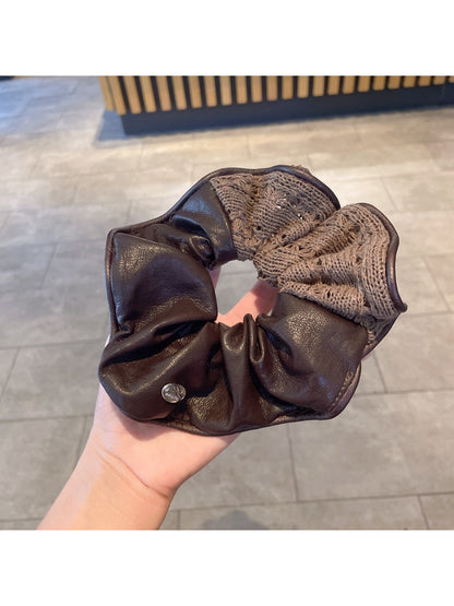 Gifty - Double-Layer Patchwork Scrunchie