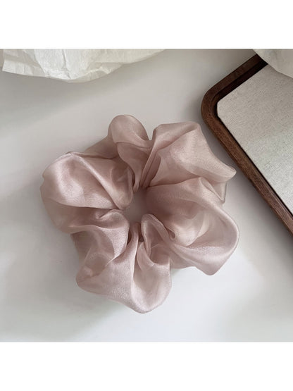 Gifty - Gentle Solid Color Tulle Scrunchie