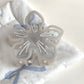 Beau - Iridescent Transparent Flower-Shaped Hair Clip