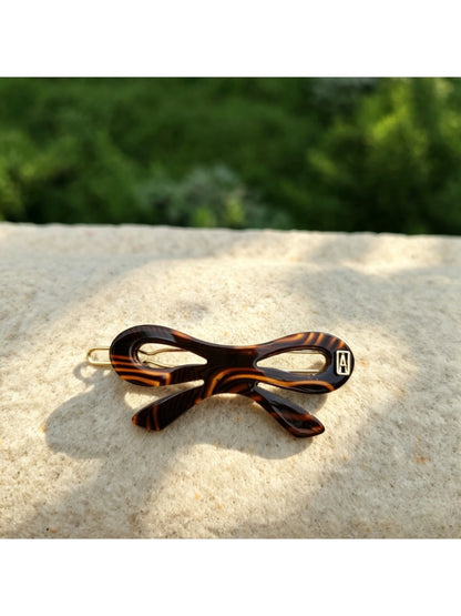 Beau - Vintage Acetate Bow Side Barrette