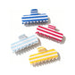 Beau - Rounded Striped Acetate Hair Claw Clip