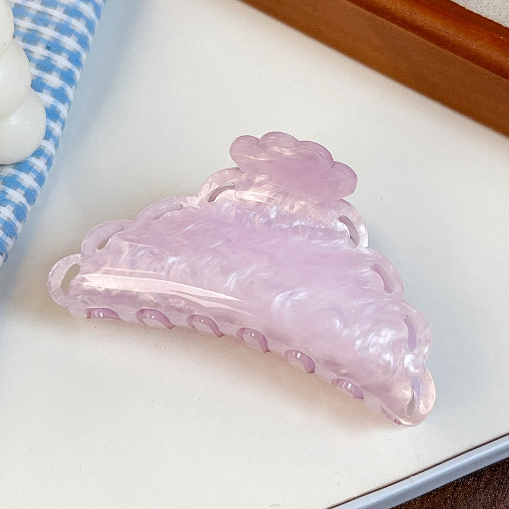 Beau - Scalloped Acrylic Styling Hair Claw Clip