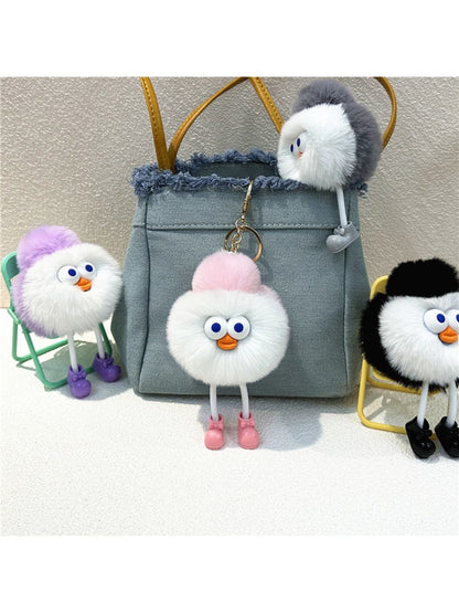 Keypus - Cartoon Funny Round Keychain