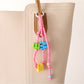 Keypus - Colorful Letter-Shaped Beaded Keychain