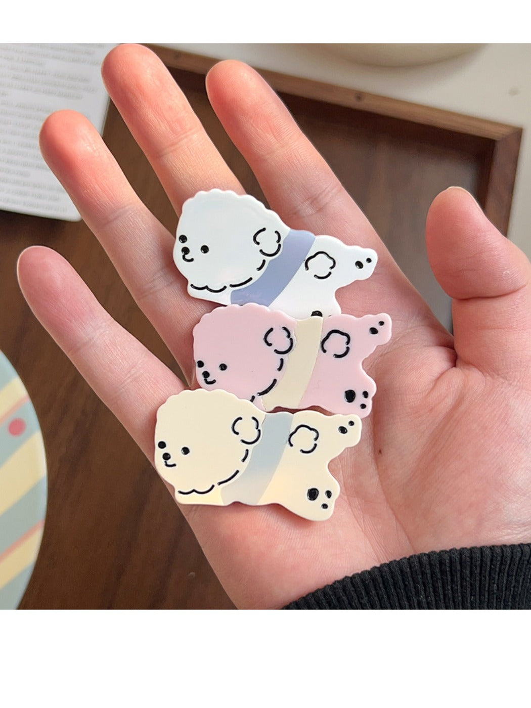 Beau - Cute Cartoon Dog Hair Clips