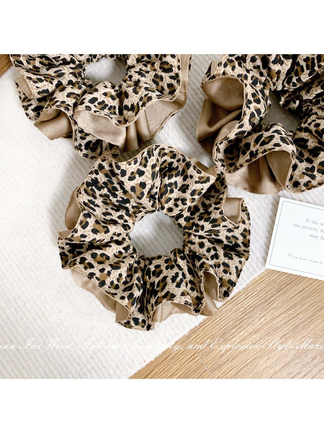 Gifty - Leopard Double-sided Hair Tie