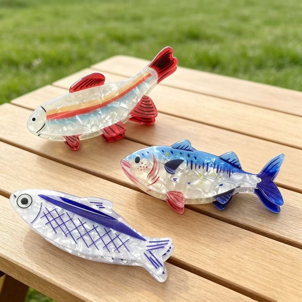 Beau - Cute Fish Shape Acetate Claw Clip