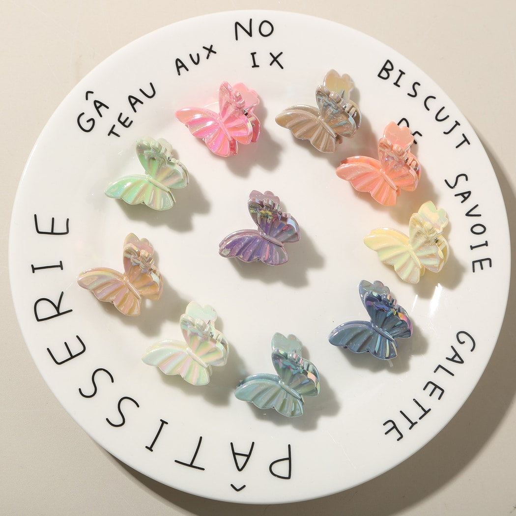 Beau - Glossy Gradient Butterfly PS Hair Claw Clip