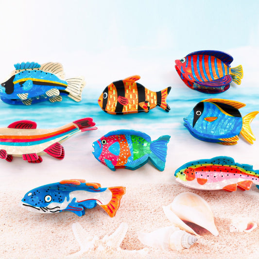 Beau - Cute Fish Theme Shaped Claw Clip