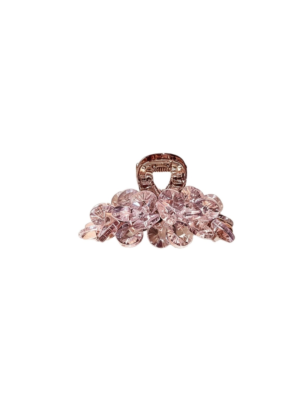 Beau - Decorative Shiny Flower Cluster Claw Hair Clip