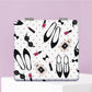 Mirroray - Cartoon Print PU Folding Makeup Mirror