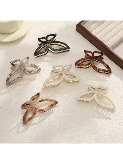 Beau - Vintage Butterfly Shaped Acetate Hair Clip