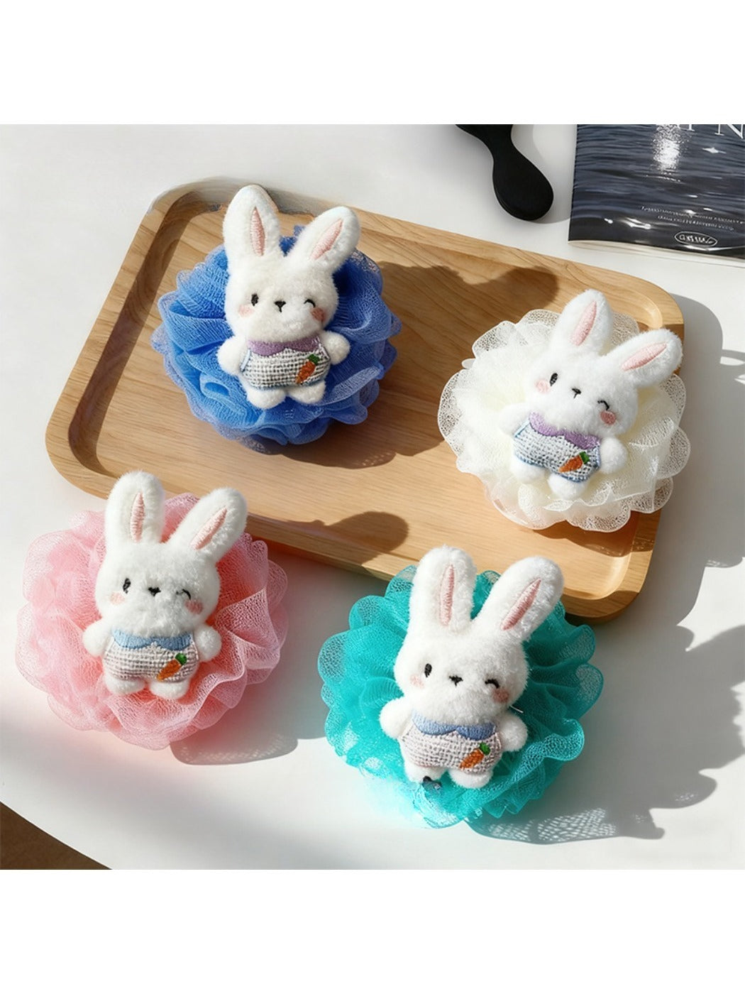 Papo - Cute Bunny Bath Flower Ball